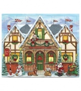 Providing the soundtrack to Christmas, this musical advent calendar from Byers' Choice plays one of 12 different holiday tunes, from Silent Night to Jingle Bells, every time a door is opened.