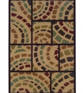 Inspired by the playfulness of a sliding puzzle, the bold geometry of this plush piece is beautifully offset by a harmonious array of delicate hues. Woven from super soft polypropylene for superior stain resistance and durability, this magnificent area rug from Sphinx will maintain its lush texture and rich coloration for years to come. (Clearance)