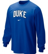 Be a part of the team in this Nike Duke Blue Devils NCAA shirt.