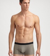 Incredibly soft, slim-fitting boxer briefs, set in lightweight, stretch microfiber.Elastic waist band90% cotton/7% elastane/3% polyamideMachine washImported