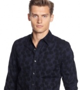 You have places to go and people to meet. This fitted and trendy shirt by Vintage Red get things moving.