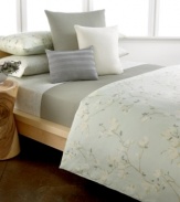 Calvin Klein's Oleander quilted sham brings added dimension to your bed with luxe texture for a soft and chic appeal.