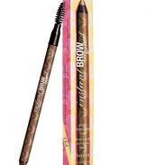 Turn your sparse, skimpy brows into perfectly natural, polished brows with this instant brow pencil. It glides on easily and leaves a natural powder-like finish. Where you go, your brow pencil should follow! Step-by-step lesson included.