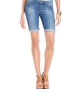 In a Bermuda style, these Joe's Jeans denim shorts are perfectly paired with summer's relaxed tops!