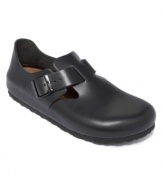 The sleeker shape of the London by Birkenstock is stylish and streetwise.