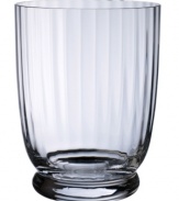 Villeroy & Boch brings contemporary style to your home with this New Cottage hurricane lamp, featuring a stately silhouette detailed with beveled edges. Finished in elegant crystal.