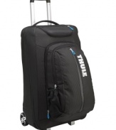Ready for any size adventure, this rolling bag features a detachable day pack, so you're always ready to take the essentials with you. The incredibly durable aluminum hardware, water-resistant construction and crush-proof compartment give this suitcase permission to live on the edge. 25-year warranty.