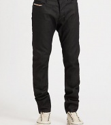 Timelessly tailored style with a right-now fit and some serious stretch. Button closureZip flyFive-pocket styleInseam, about 3399% cotton/1% elastaneMachine washImported