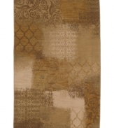Classically inspired, but rich in modern appeal, the Vallette area rug boasts eye-catching ombre patternwork in an array of earthy tones. Made of rich New Zealand wool for an enduring, comfortable design.