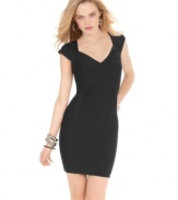Show off your sexy side in this GUESS? Camille dress. The bandage-style and cutout back details are nothing short of chic!