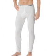 Long johns are a necessity for keeping the cold weather at bay.  These comfortable and warm thermal stretch pants from Jockey are just the thing.
