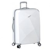 Extremely lightweight and durable polycarbonate shell with fully lined interior. Tie down straps to keep your clothing wrinkle free. Push button locking Trolley handle made of aircraft grade aluminum. Multiple pockets and divider makes organized packing easy. Specially designed multi-directional wheels with 360 degree rotation.