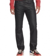 A flattering slim fit and a coated design give these Ring of Fire Jeans their modern style.