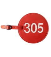 Show your hometown pride, 305! This big, easy-to-spot luggage tag is personalized with your favorite area code, giving your bags an identity and helping them stand out on the luggage carousel.