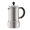 Save counter space and money with Bodum's stovetop espresso maker. Stylish and simple to use, it makes rich, aromatic espresso in no time at all.