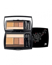 Become the hit of the party with this year's hottest look. Lancôme introduces a luxurious new palette of six enticing Color Design Eye Shadow shades and two chic blushes in a limited-edition compact adorned with this holiday's most opulent fabrics. Glam up your eyes for the holidays and indulge in a limited-edition compact adorned with sparkling Swarovski stone jewels. Become the hit of the party with this year's hottest look. Lancôme introduces a luxurious new palette of six enticing Color Design Eye Shadow shades and two chic blushes in a limited-edition compact adorned with this holiday's most opulent fabrics. Glam up your eyes for the holidays and indulge in a limited-edition compact adorned with sparkling Swarovski stone jewels.