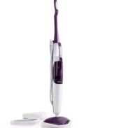 Ready to get to the root of dirt, this vibrating steam mop uses adjustable steam controls and 3 levels of vapor intensity to create a whole new level of clean and penetrate through layers of built-up grime. Heats up in a matter of seconds and requires no chemicals to provide a dusting, mopping or scrubbing approach that tackle all the floors in your home. 1-year warranty. Model SSM-4618.