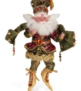 Make your home enchanting for the holidays with a Christmas Star Fairy figurine from Mark Roberts. Rich with beading, gold threads and even sparkling wings, it adds an imaginative spirit to any setting.