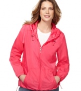 A light-as-air raincoat is a springtime essential from Style&co. Sport. Available in punchy colors, it adds a cheerful touch to stormy days!