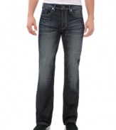 Dial down your casual look with these loose denim jeans from Buffalo David Bitton.