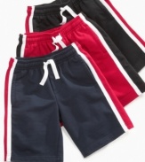 High energy. When he's ready to run, these comfy shorts from Greendog will be the perfect pair to keep up with him.