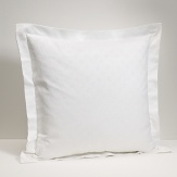 Accented with Charisma's signature diamond motif, this versatile sham is classically styled for elegance that endures.