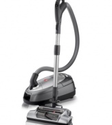 Get into the grooves of your carpet with WindTunnel® technology, which digs deep to the core of carpet build-up, loosening and removing embedded dirt and allergens that have found a hiding spot in your home. The power nozzle of this vacuum features a heavy-duty suction that minimizes blowback, while the cord rewind and electronic bag check indicator make for easy storage and maintenance. 3-year warranty. Model S3670.