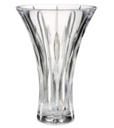 Wedge cuts and a dramatic shape in Marquis by Waterford crystal give the Sheridan Flared vase a look of unparalleled splendor.