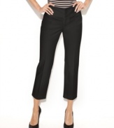 Cropped pants with a sleek silhouette, from INC. The curvy fit is contoured in all the right places!