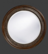 Distinguished by simple line engravings and inner beading in rich black and brown tones, the Monmouth wall mirror brings subtle sophistication and dapper style to both traditional and contemporary surroundings.