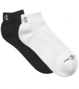 Get the support you need to keep your workout at the highest intensity with these low-cut athletic socks from Under Armour.