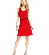 AGB's belted A-line looks as gorgeous at the office as it does for a dinner date!