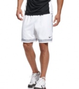 Get the shorts that work just as hard as you do with the sleek Dri-Fit performance technology of these Nike shorts.