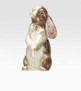 A whimsical keepsake figurine is handcrafted in weighty, 10K goldplated pewter with Swarovski crystal detail. 1W X 1¾H X ¾D Made in USA