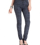 Rev up your wardrobe with snakeskin-print petite denim from Style&co. jeans.