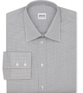 Armani Collezioni Mini-Check Dress Shirt - Slim Fit
