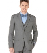 When you need to impress, this multi stripe blazer by Perry Ellis will get you noticed.