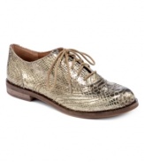 Lucky Brand's Kairo2 oxfords take menswear-inspired footwear to dazzling new heights.