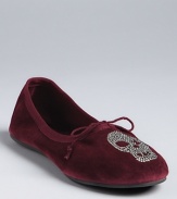 Memento mori: these Ash ballet flats feature twinkling, rhinestone skull embellishments. Live it up.