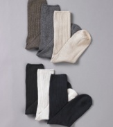 Perfect for under jeans or khakis, this six pack of socks from Club Room is just what you need every day of the week.
