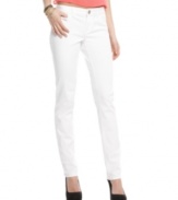 Add color dimension to your stock of denim with this low-rise skinny leg style from American Rag!