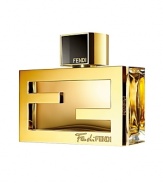 Fan di FENDI is a pure object of desire. A glamorous piece of sensual gold. The Eau de Parfum is an exciting fragrance, a sexy scent for the skin: radiant, sensual, and addictive. Top Notes: Pear, black currant accord, tangerine, pink peppercorn. Heart Notes: Damascena rose, yellow jasmine. Base Notes: Soft leather accord, patchouli.