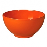 This medium bowl in a radiant Orange Peel is handcrafted in Germany from high fired ceramic earthenware that is dishwasher safe. Mix and match with other Waechtersbach colors to make a table all your own.
