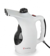 You'll have time on your hands-not wrinkles-when this compact steamer takes charge of your wardrobe and home, disinfecting, deodorizing and steaming all at once. Packed with power and a continuous stream of steam to conquer kinks and creases in drapery, upholstery, bedding and garments.  3-month warranty. Model ST50N.