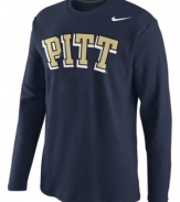 Keep the momentum moving forward with a show of support for your favorite team in this Pittsburgh Panthers NCAA thermal shirt.