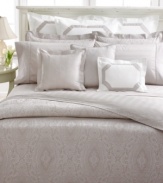 Suite serenity. Lauren by Ralph Lauren brings timeless elegance to the bedroom with this Suite Mink comforter, featuring a jacquard woven medallion paisley design in a muted palette.