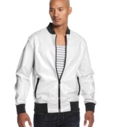 Stay on track with this track jacket by Sean John Big & Tall.