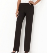 Alfani's Everyday Value straight leg pants have the perfect hint of stretch for a flattering fit.