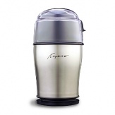 The stainless steel design on this spacious coffee grinder suppresses heat build-up in order to preserve the delicious flavor and aroma of your beans. Suitable for drip coffee and percolators alike.