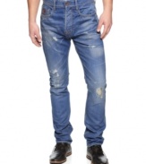 Out on the town or hanging around the house, these jeans from Guess are fit for anything you're doing.